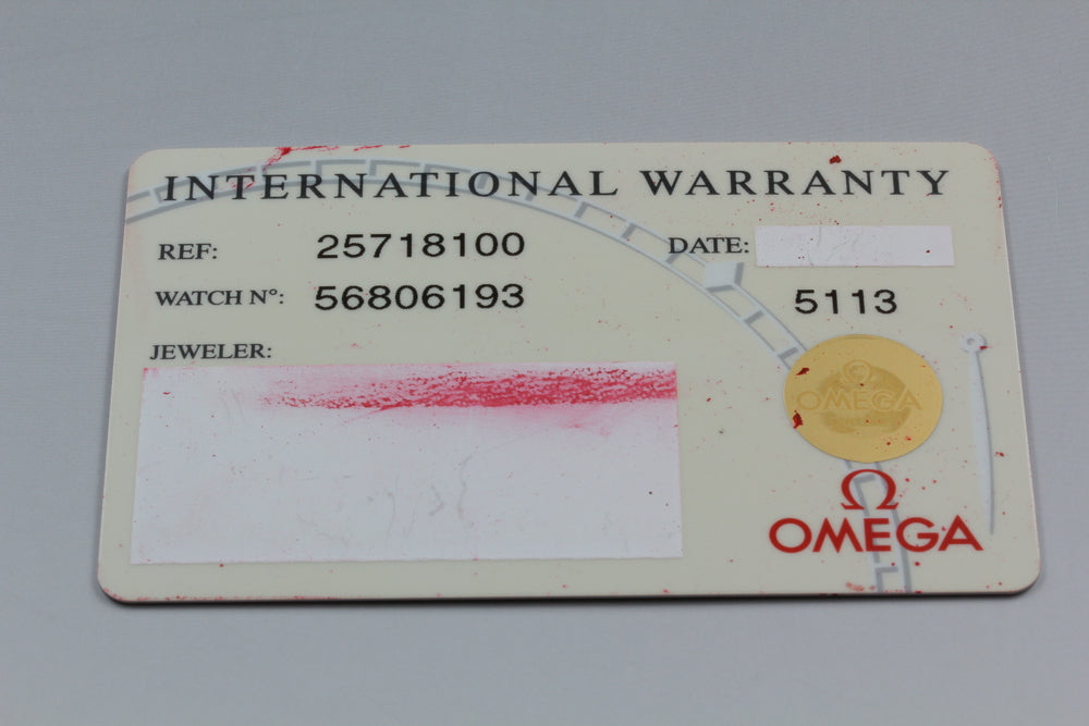 OMEGA Seamaster 2571.81 Cal.1424 Blue Quartz 28mm Ladies Watch
