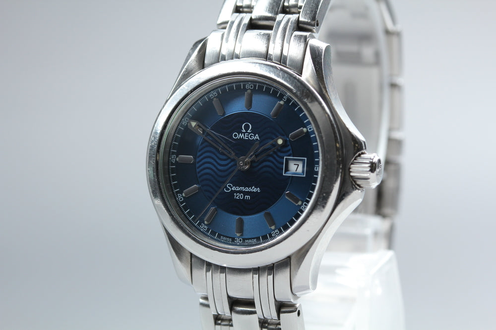 OMEGA Seamaster 2571.81 Cal.1424 Blue Quartz 28mm Ladies Watch