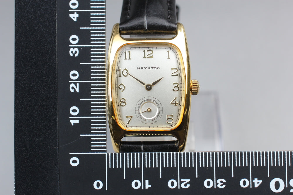 Near MINT HAMILTON Bolton 6264 Silver Quartz 23.2mm Ladies Watch