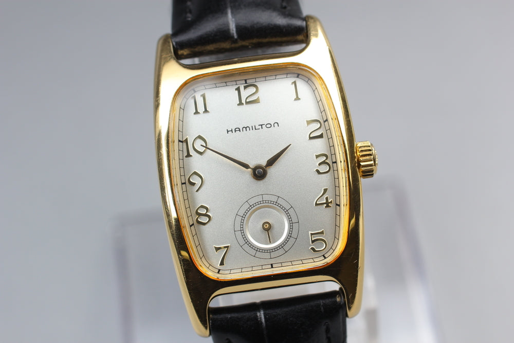 Near MINT HAMILTON Bolton 6264 Silver Quartz 23.2mm Ladies Watch