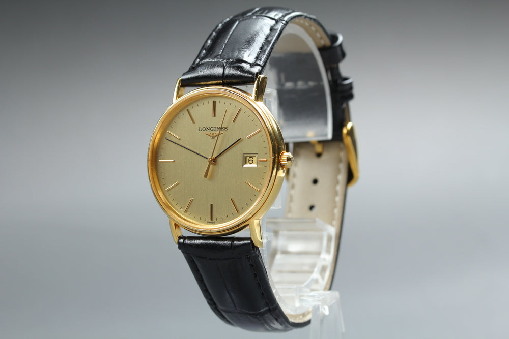 LONGINES Grand Classic L4.720.2 Gold Quartz 32.3mm Men's Watch
