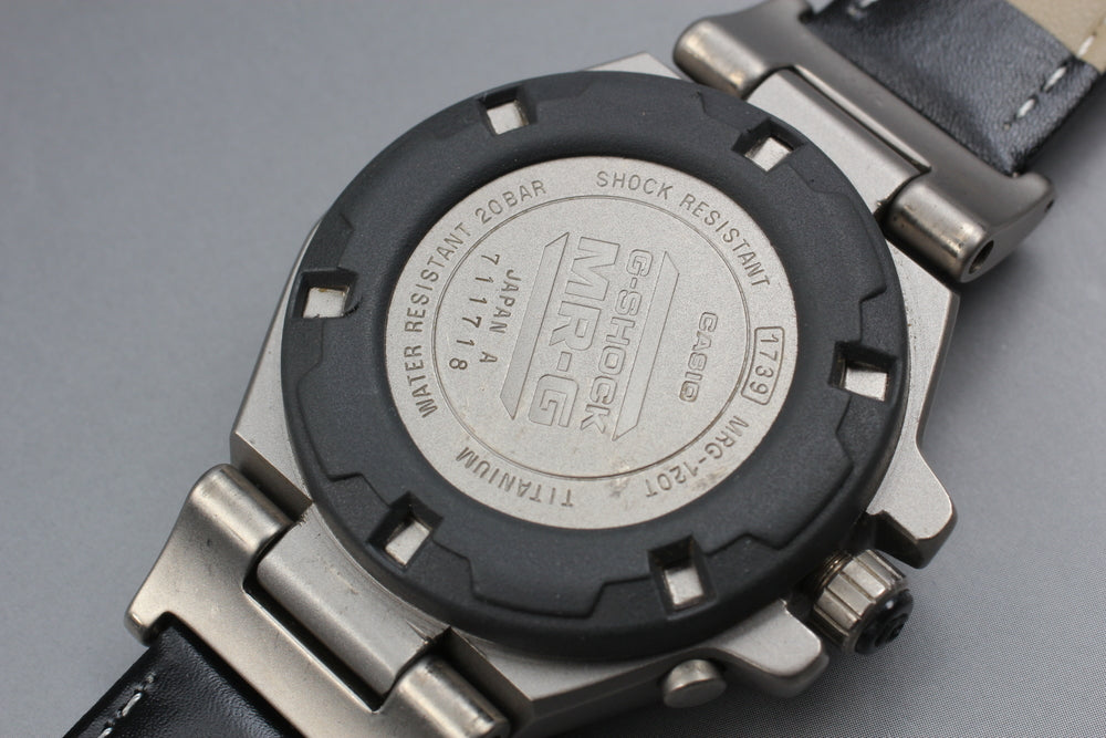 Near MINT CASIO G-Shock MRG-120T Black Quartz 40mm Men's Watch