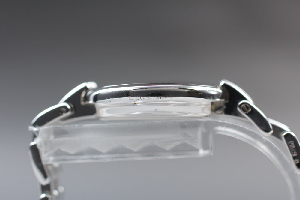 Near MINT Christian Dior D44-120 Black Quartz 24mm Ladies Watch
