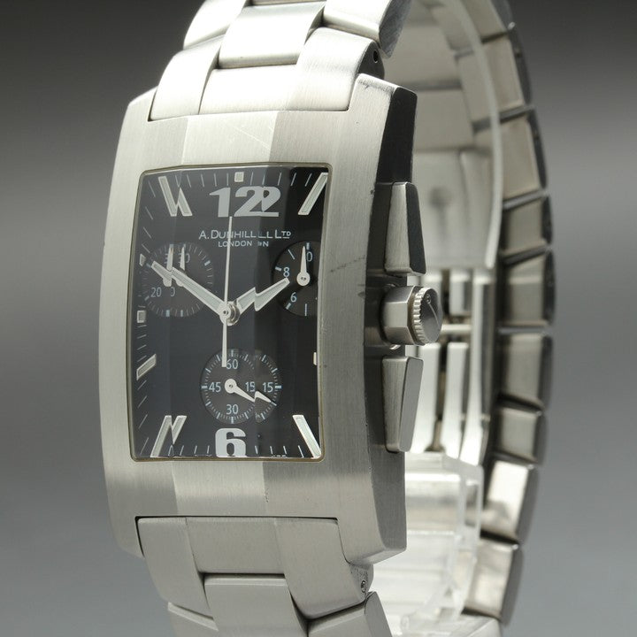 Near MINT Dunhill Dunhillion 8033 Black Quartz 29mm Men's Watch