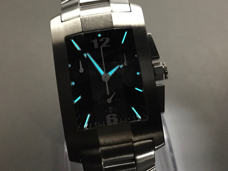 Near MINT Dunhill Dunhillion 8033 Black Quartz 29mm Men's Watch