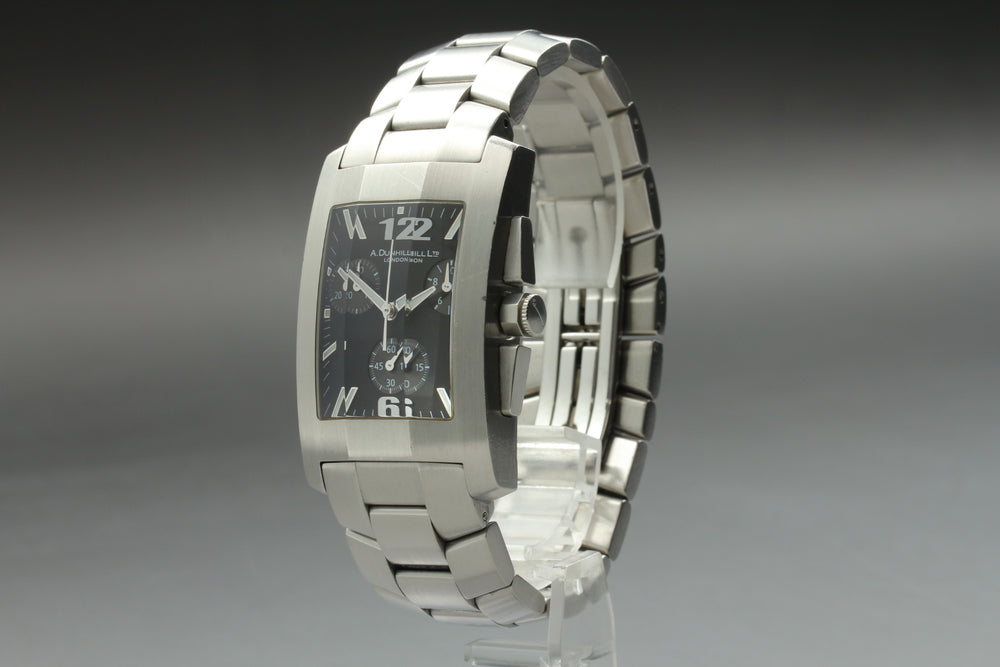 Near MINT Dunhill Dunhillion 8033 Black Quartz 29mm Men's Watch