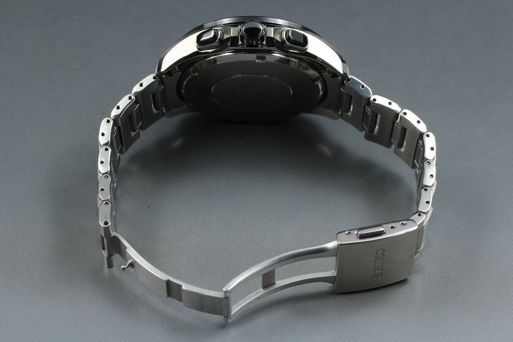 Near MINT SEIKO Astron SBXB051/8X53-0AD0-2 Black Solar 44mm Men's Watch