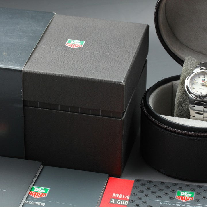 Near MINT TAG Heuer Kylium WL1314 Silver Quartz 27.2mm Ladies Watch