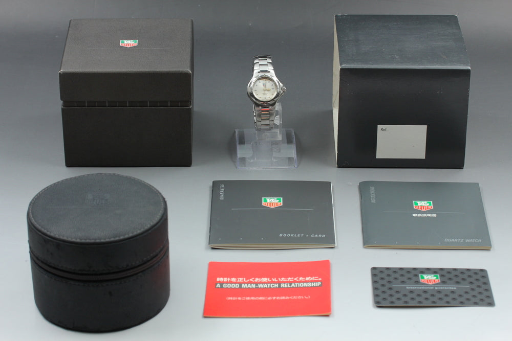 Near MINT TAG Heuer Kylium WL1314 Silver Quartz 27.2mm Ladies Watch