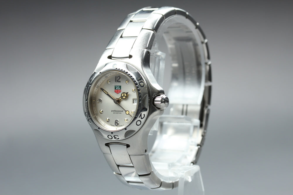 Near MINT TAG Heuer Kylium WL1314 Silver Quartz 27.2mm Ladies Watch