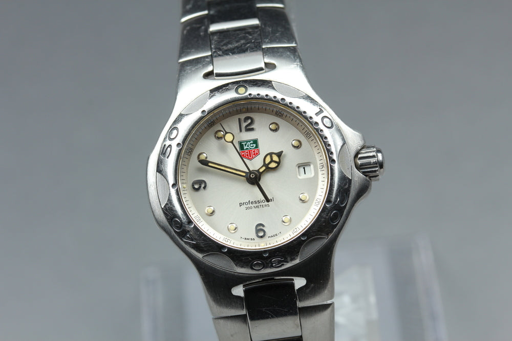Near MINT TAG Heuer Kylium WL1314 Silver Quartz 27.2mm Ladies Watch