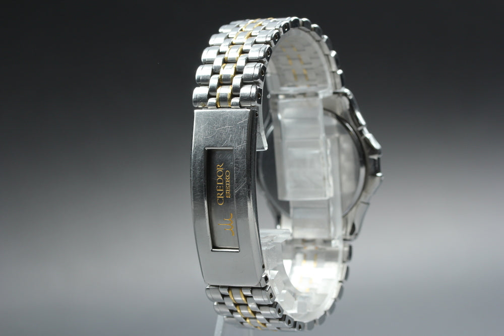 SEIKO Credor 9581-6040 Silver Quartz 34.3mm Men's Watch