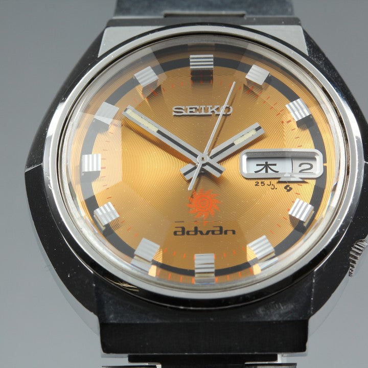 Near MINT SEIKO Advanced 6106-7570 Gold Auto 38mm Men's Watch 1972