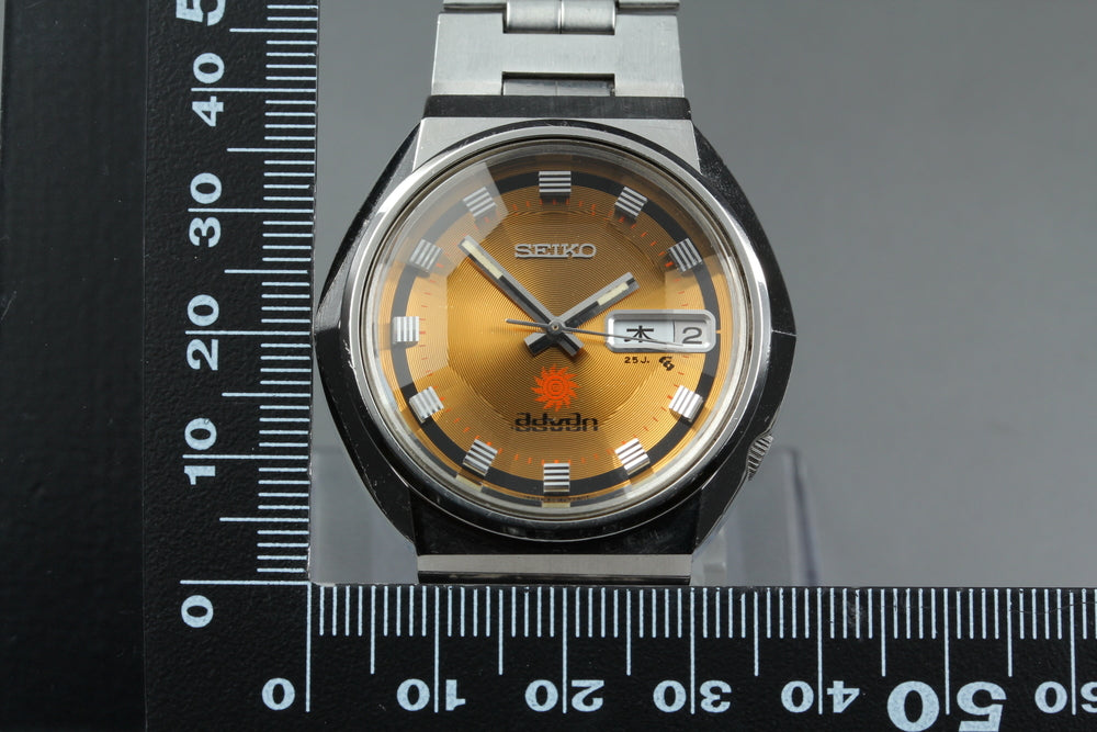 Near MINT SEIKO Advanced 6106-7570 Gold Auto 38mm Men's Watch 1972