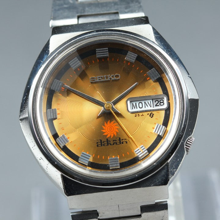 Near MINT SEIKO Advanced 6106-7570 Gold Auto 38mm Men's Watch 1973