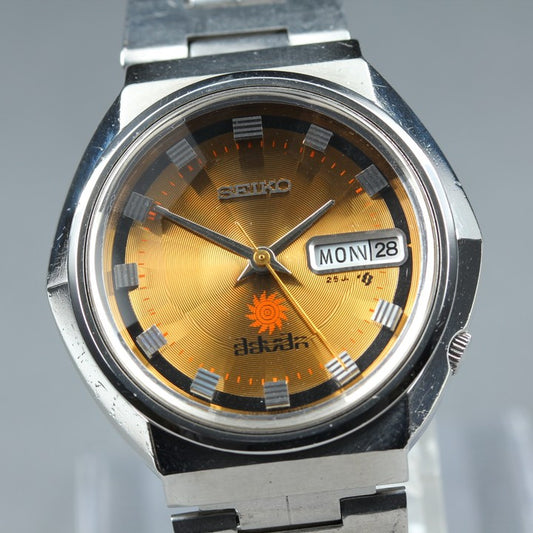Near MINT SEIKO Advanced 6106-7570 Gold Auto 38mm Men's Watch 1973