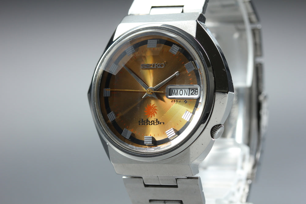 Near MINT SEIKO Advanced 6106-7570 Gold Auto 38mm Men's Watch 1973
