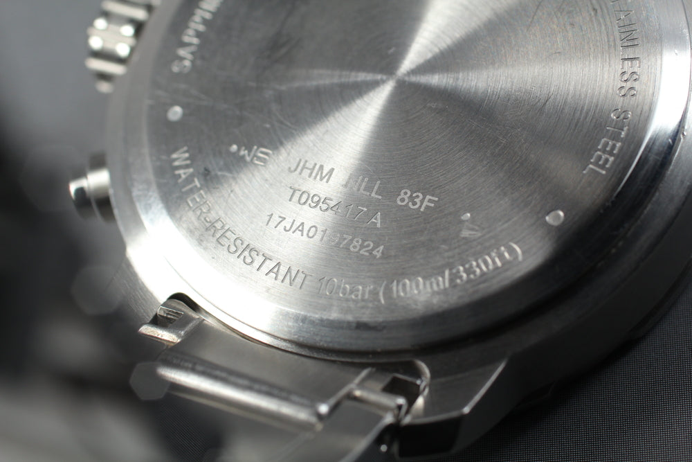 Near MINT TISSOT T095417A Grey Quartz 42mm Men's Watch