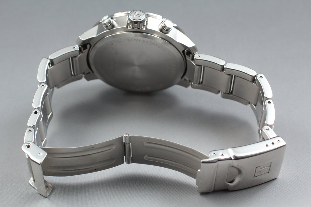 Near MINT TISSOT T095417A Grey Quartz 42mm Men's Watch