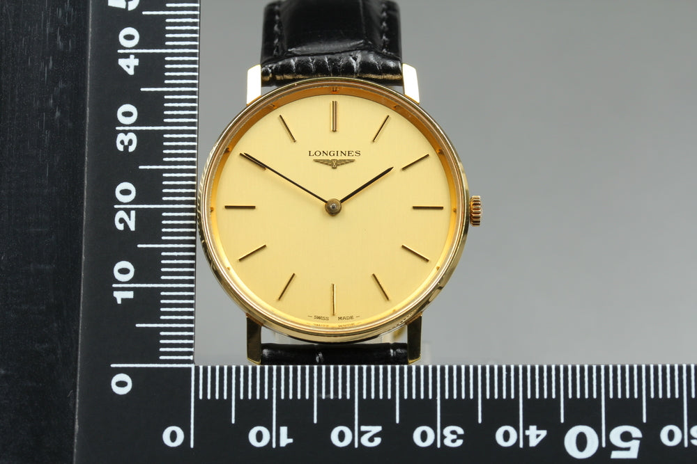 Near MINT LONGINES 4127 Gold Manual 34mm Men's Watch
