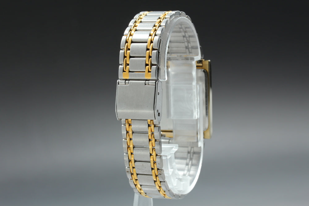 Near MINT SEIKO Chariot 6020-5290 Gold Quartz 25mm Men's Watch 1980