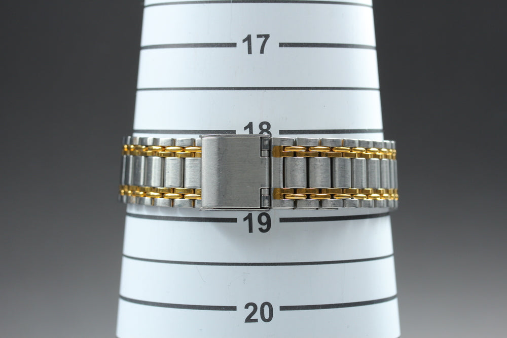 Near MINT SEIKO Chariot 6020-5290 Gold Quartz 25mm Men's Watch 1980