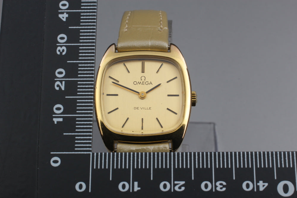 Near MINT OMEGA De Ville 511.0531 Cal.625 Gold Manual 25mm Ladies Watch