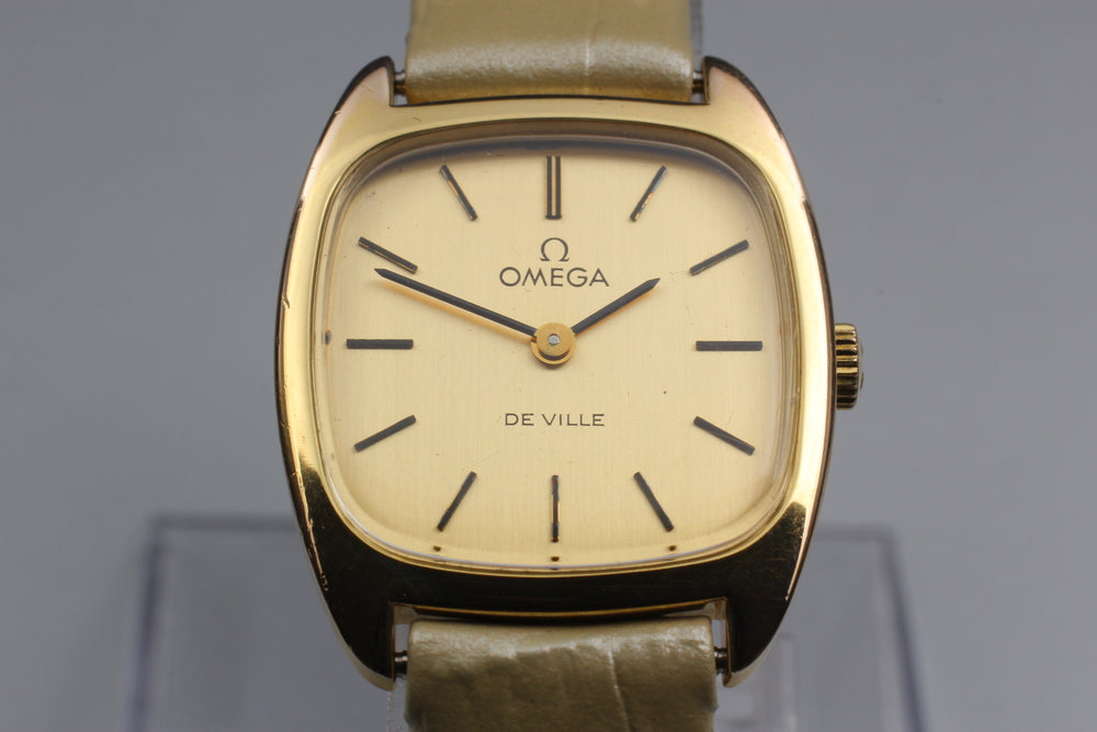 Near MINT OMEGA De Ville 511.0531 Cal.625 Gold Manual 25mm Ladies Watch