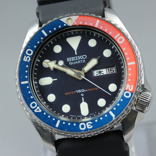 SEIKO 1989 Black Quartz 41mm Men's Watch