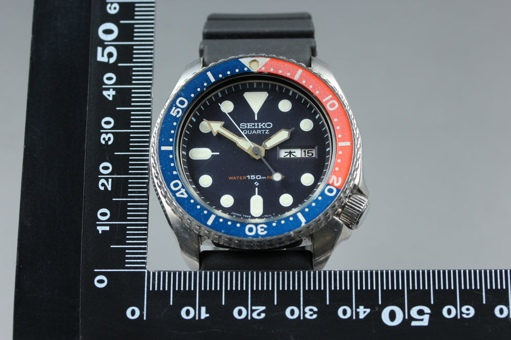 SEIKO 1989 Black Quartz 41mm Men's Watch