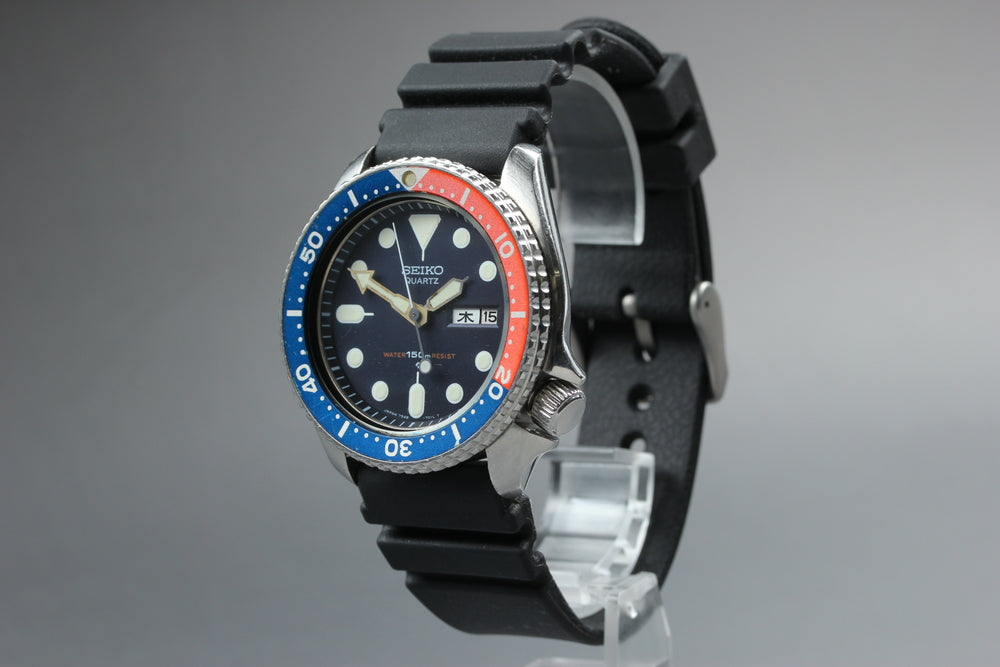 SEIKO 1989 Black Quartz 41mm Men's Watch