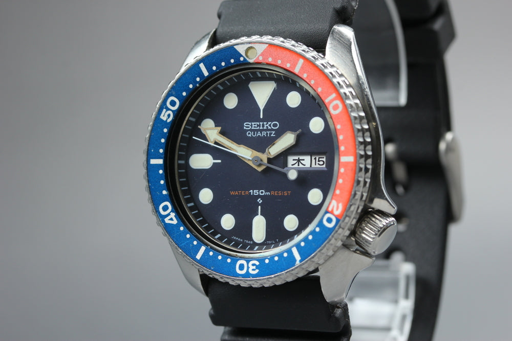 SEIKO 1989 Black Quartz 41mm Men's Watch