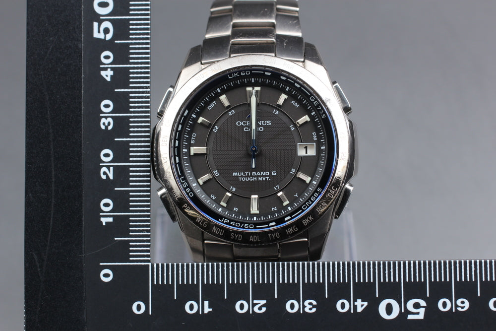 Near MINT CASIO Oceanus OCW-T100 Solar 42mm Men's Watch