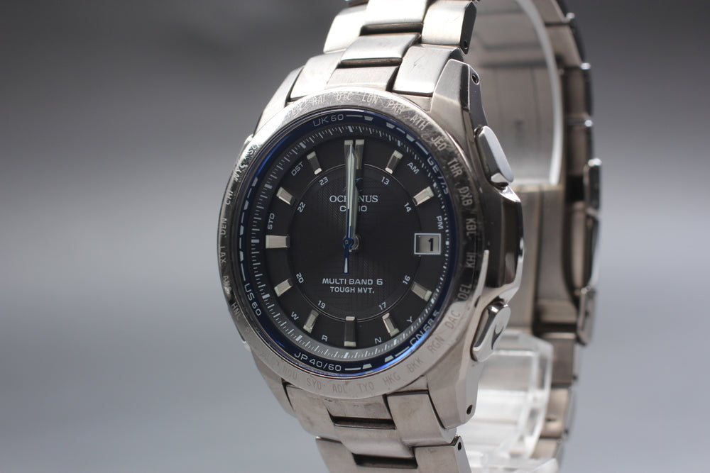 Near MINT CASIO Oceanus OCW-T100 Solar 42mm Men's Watch