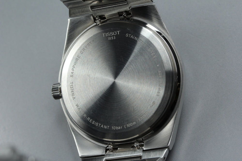 Near MINT TISSOT PRX T137410A Green Quartz 40mm Men's Watch