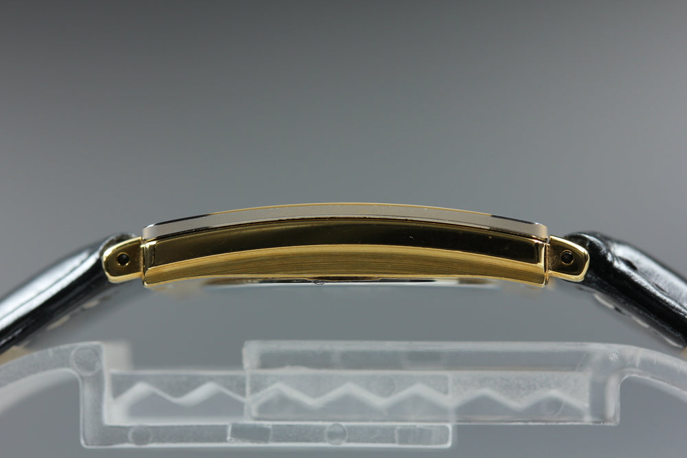 Near MINT RADO Jubilee 160.3605.2N Black/Gold Quartz 24mm Ladies Watch