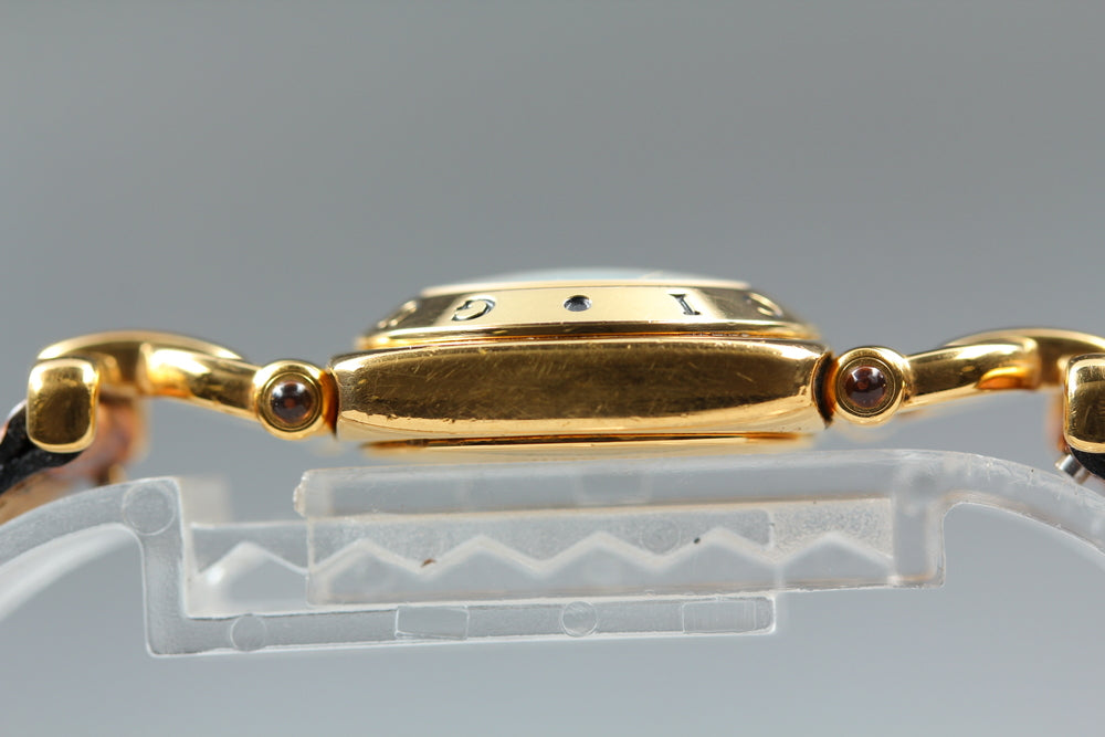 GUCCI Horsebit 6300L Gold Quartz 21mm Ladies Watch