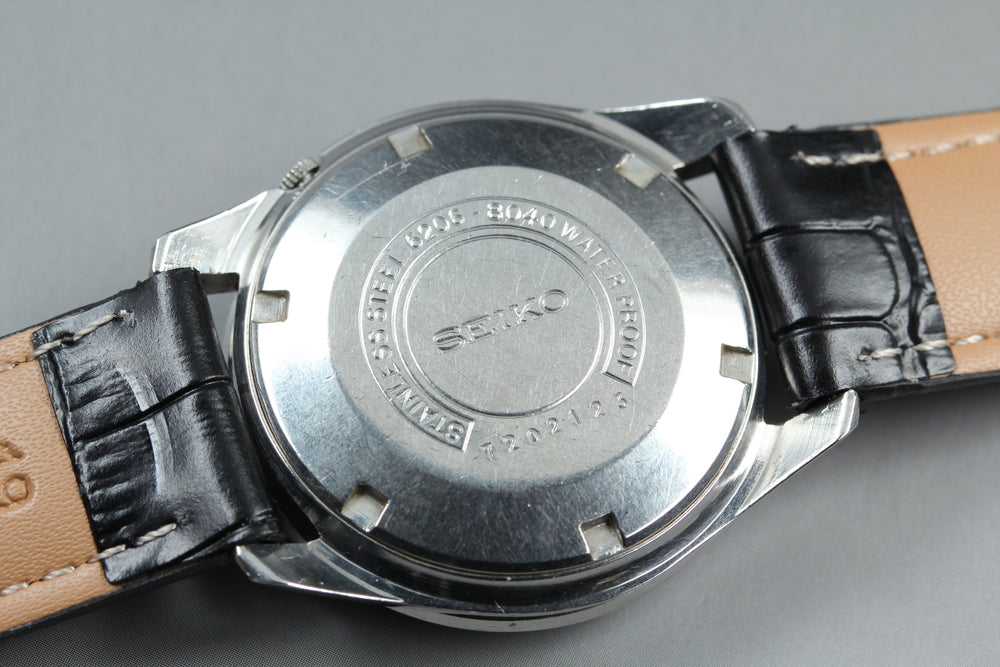 Near MINT SEIKO Business 6206-8040 Silver Auto 35mm Men's Watch 1967