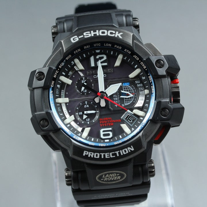 Near MINT CASIO G-Shock GPW-1000 Black Solar 52mm Men's Watch