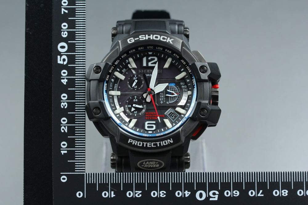 Near MINT CASIO G-Shock GPW-1000 Black Solar 52mm Men's Watch