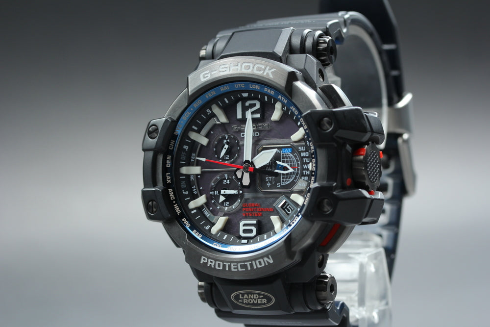 Near MINT CASIO G-Shock GPW-1000 Black Solar 52mm Men's Watch