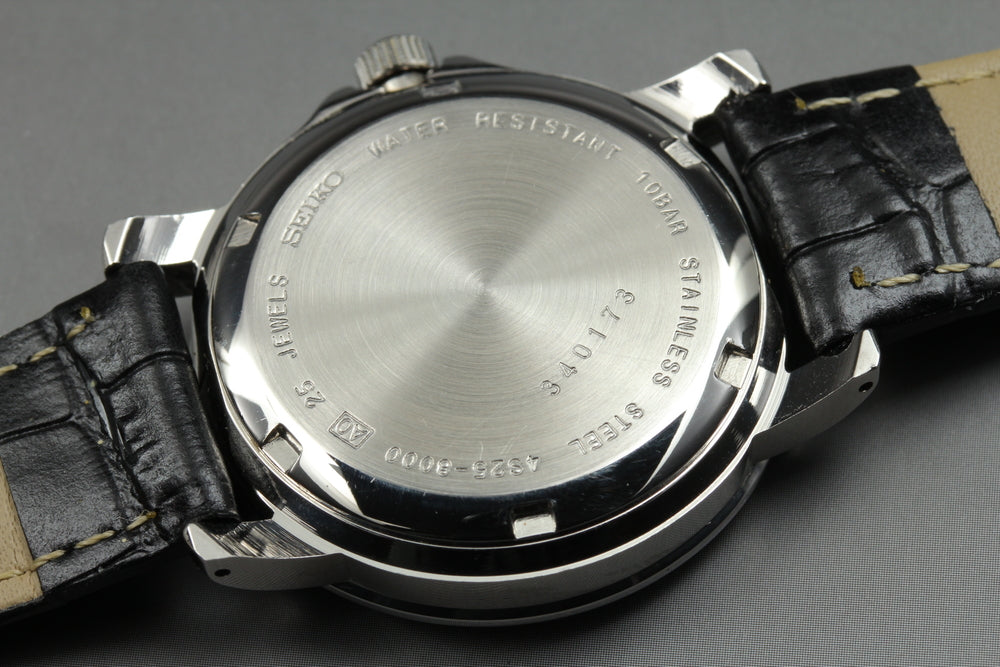 Near MINT SEIKO 4S25-8000 White Auto 35.5mm Men's Watch 1993
