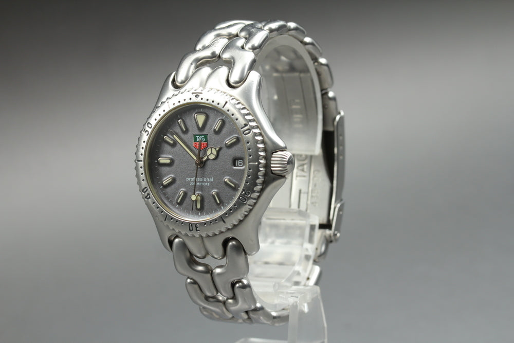 Near MINT TAG Heuer S/el S99.213K Grey Quartz 33mm Unisex Watch