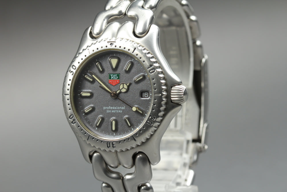 Near MINT TAG Heuer S/el S99.213K Grey Quartz 33mm Unisex Watch
