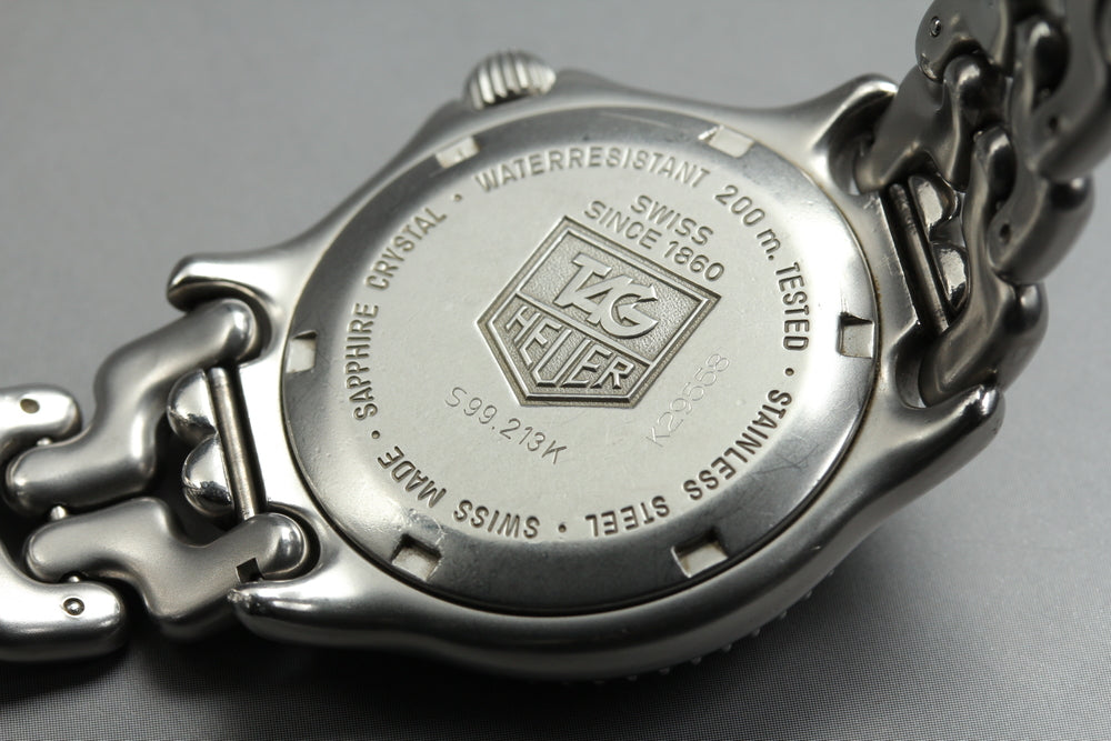 Near MINT TAG Heuer S/el S99.213K Grey Quartz 33mm Unisex Watch
