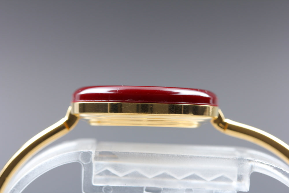 Near MINT GUCCI Change Bezel 11/12.2 White Quartz Ladies Watch