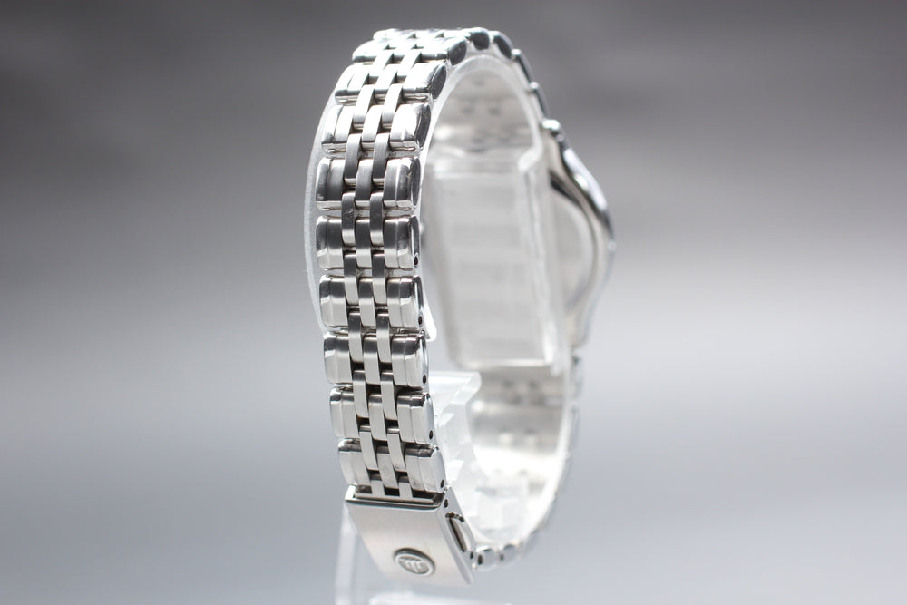 Near MINT SEIKO Credor 4J85-0A20 Silver Quartz 25mm Ladies Watch