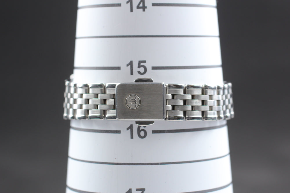 Near MINT SEIKO Credor 4J85-0A20 Silver Quartz 25mm Ladies Watch
