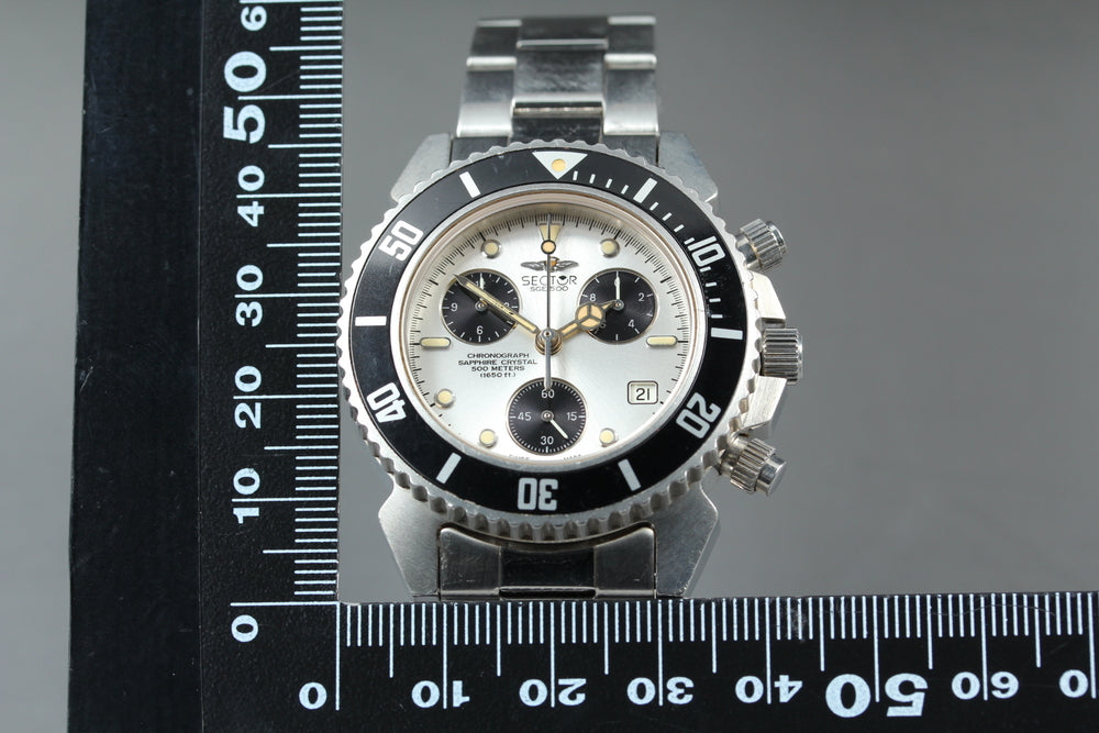 Sector Silver Quartz 40mm Men's Watch