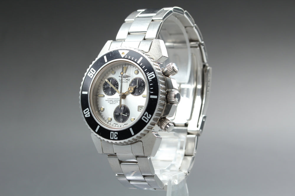 Sector Silver Quartz 40mm Men's Watch